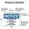 Signmission All Dogs Must Be On Leash All Cats Must, 10 in W x Rectangle, Aluminum OS-2PACK-NS-A-710-L-10101 - alternate 3